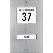 M-e Modern-electronics - Bouton de sonnette simple kt 1-EG acier inoxydable 12 V/1 a