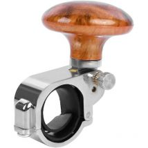 Cyslmuk - Bouton de volant, booster de direction de voiture poignée boule volant en bois Cadeau
