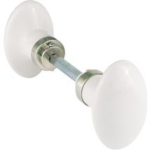 Merigous - Bouton double ovale carré de 7mm finition nickelé V324311100G