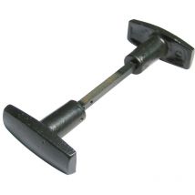 Jardinier Massard - bouton double evidé en fonte finition noir J502171