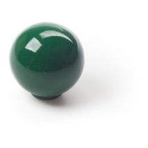 Bolsa con 6 pomos de plástico con acabado verde, dimensiones: 28x28x29mm ø: 28mm -