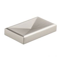 Bouton Envel 42mm nickel poly + vis Centrale Brico