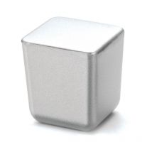 Bouton mini 15x15mm hauteur 24mm chromé brillant Estamp 8152400