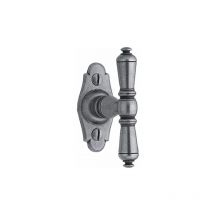 Bouvet - bouton sur platine nevers languedoc en fer cémenté patiné BO52PB20R