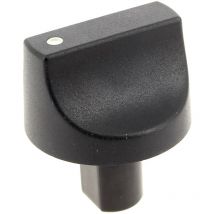 Bouton noir 12h gaz - cuisiniere