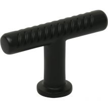 Bouton pasco - Décor : Noir - Longueur : 50 mm - Matériau : Zamac - sc herrajes