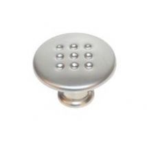 Bouton perforé ø 30 x 20 mm Cadap nickel velours - 00559/18S