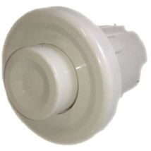 Valsir - Bouton pneumatique encastré blanc complet