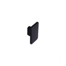 Bouton pour meuble Siro Zamak - 58 x 33 mm - Noir Mat
