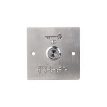 Sewosy - bouton pous lum bleu plaq larg PB19BBL3-B12