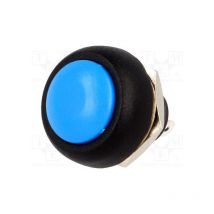Bouton poussoir 1amp/250v bleu avec écrou Ps33bbu