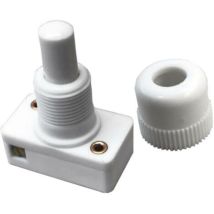 Omeg B2noslslw6lw B2noslslw6lw Bouton-poussoir 250 V/ac 1 A 2 X Off/(on) À Rappel (l X L) 22 Mm X 12.3 Mm 1 Pc(s)