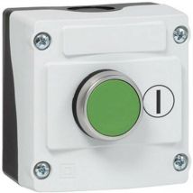 224210 LBX10110 Bouton-poussoir en boîtier vert décrochage par pression 1 pc(s) - Baco
