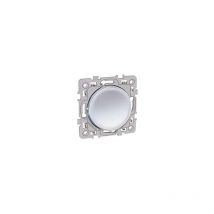 Eurohm square bouton poussoir silver - 60402