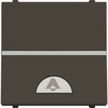 Niessen - Bouton poussoir cloche large antracita Zenit N2204 an