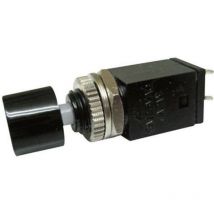 Bouton-poussoir Miyama DS-410, bk 706027 125 v/ac 3 a 1 x Off/(On) à rappel 1 pc(s) D78754