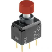 Nkk Switches - GB25AH GB25AH Bouton-poussoir 28 v dc/ac 0.1 a 2 x On/(On) à rappel 1 pc(s)