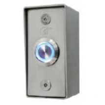 Bouton poussoir - no/nf - boitier inox - saillie - avec anneau lumineux Acie bopo-is