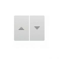 BJC - Bouton poussoir ou interrupteur de store blanc iris 18765