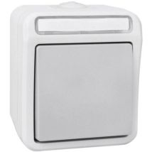 Bouton-poussoir Peranova 102443 Pera Gris Clair, Gris Foncé X95664