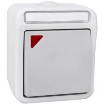 Bouton-poussoir Peranova 102449 Pera gris clair, gris foncé