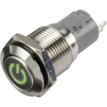 Bouton-poussoir tru components LAS2GQF-11DT/G/12V/S/P 1303013 48 v/dc 2 a 1 x Off/(On) IP65 à rappel 1 pc(s)