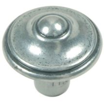 Bouton Rustique Ø 30 Mm Zamak Vieux Fer - 0613 - Metakor