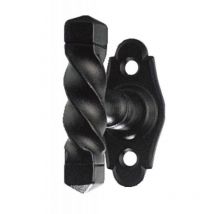 Bouton sur platine Bourgogne Bouvet Fer noir - 12417