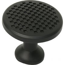 Bouton tacoma - Décor : Noir - Diamètre : 32 mm - Matériau : Zamac - sc herrajes