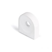 Bouton fresno - Hauteur : 27 mm - Décor : Blanc mat - Section : 8 x 25 mm - Entraxe : - Verges