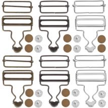 Feiyue - Boutons de pantalon en forme de gourde Boutons de robe Boucles de fixation pour pantalons Bavoir Femme enceinte