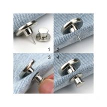 Fei Yu - Boutons de pantalon sans couture - ajuster blanc