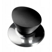 Boutons de poignée de couvercle pour couvercles de casseroles, poêle à frire, noir
