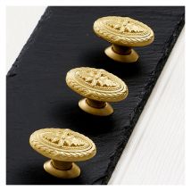 Boutons et poignées de meubles,3 poignées de porte d'armoire en cuivre pur, poignées en laiton armoire armoire à vin tiroirs armoire de salle de bain