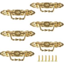 Boutons et poignées de meubles,6 Pièces Poignee Tiroir Ancienne, Poignées de Meuble Ancien, Pour Tiroir, Armoire, Placard diy Décoration