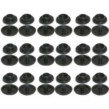 Feiyue - Boutons-pression 100 ensembles T5 Boutons-pression en plastique Boutons-pression Fermeture à coudre Accessoires pour vêtements Ensemble de