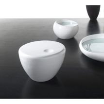 Stones - Bowl - Table basse (60 x 30 h cm) en Résine Blanche