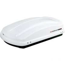 Nordrive - box tetto per auto 330 litri in abs bianco lucido - n60003