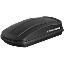 Box tetto per auto 330 litri in abs nero goffrato - n60004