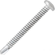 Schachtel 250 Selbstbohrende Stahlschrauben Tcq Scell-it - 4.8 X 60 Mm - Sq2 - Tcq48060