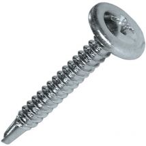 Box 500 Selbstbohrschrauben Mit Rundem Kopf Breit Verzinkt Scell-it - Ph2 - 4.2 X 25 Mm -trlc42025