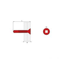 Box 500 Selbstbohrschrauben tfq Stahl Scell-it SQ2 - 3.9 x 25 mm - TFQ39025