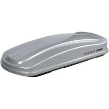 Nordrive - box tetto per auto 530 litri in abs con doppia apertura, bianco lucido - n60024