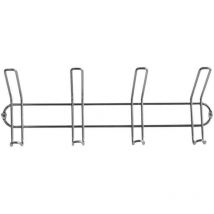Garderobenständer Chrom – Höhe 50,5 cm – Breite 43,5 cm – Tiefe 34 cm – Metall – 5 Jahre Garantie