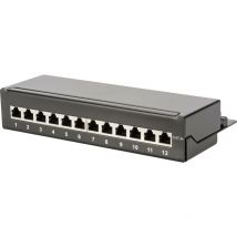 Digitus - Boîtier de brassage 12 ports DN-91612SD-EA cat 6a 1 uh Y134651