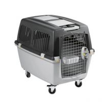 Box de transport pour chien - gulliver mega - 70 x 50 x 51 cm - Gris - Kerbl