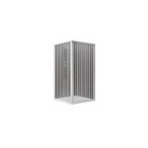 Box doccia 2 lati a soffietto rid. mod. rosy linea plisse cm 70 x 70