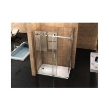 Bagno Italia - Box Doccia 8mm 70x140 con anta scorrevole senza Profili