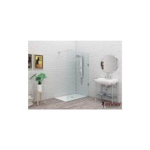 Ferbox - Box doccia a parete fissa Essenzial Walk in cm 60