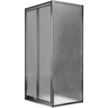 Fosterberg - Box Doccia Angolare 70x90 cm 2 Ante Battenti in Cristallo Opaco 4-6mm H185 Skagen Duo